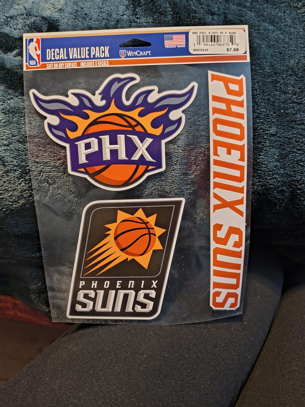 Phoenix Suns Decal Set - Orange, Purple, Black
